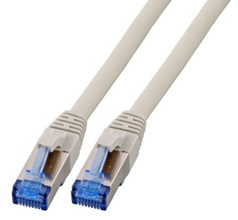 Patchcord SFTP 20m Cat6a Superflex szary na kablu Cat7 Patchcord SFTP 20m Cat6a Superflex szary na kablu Cat7