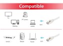 Patchcord S/FTP Cat6 50 m biały