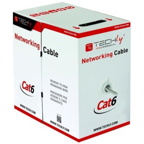 Techly ITP6-UTP-ICH kabel sieciowy Szary 305 m Cat6 U/UTP (UTP) Techly ITP6-UTP-ICH kabel sieciowy Szary 305 m Cat6 U/UTP (UTP)