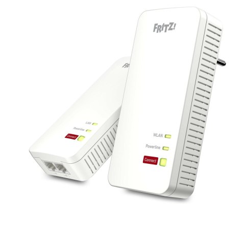 FRITZ!Powerline 1240 AX WLAN Set 1200 Mbit/s Przewodowa sieć LAN Wi-Fi Biały 2 szt. FRITZ!Powerline 1240 AX WLAN Set 1200 Mbit/s Przewodowa sieć LAN Wi-Fi Biały 2 szt.