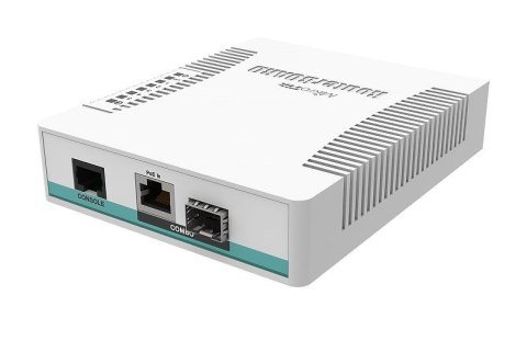 Mikrotik CRS106-1C-5S łącza sieciowe Gigabit Ethernet (10/100/1000) Obsługa PoE Biały Mikrotik CRS106-1C-5S łącza sieciowe Gigabit Ethernet (10/100/1000) Obsługa PoE Biały