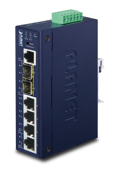 PLANET IGS-5225-4T2S łącza sieciowe Zarządzany L2+ Gigabit Ethernet (10/100/1000) Niebieski PLANET IGS-5225-4T2S łącza sieciowe Zarządzany L2+ Gigabit Ethernet (10/100/1000) Niebieski