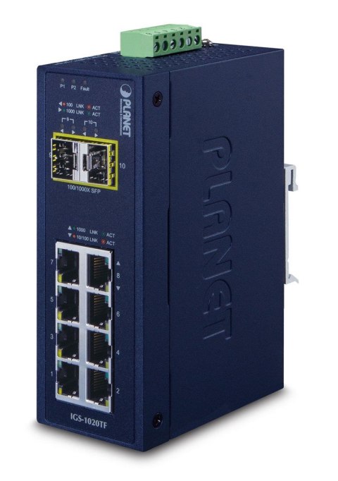 Planet IGS-1020TF łącza sieciowe Nie zarządzany Gigabit Ethernet (10/100/1000) Czarny Planet IGS-1020TF łącza sieciowe Nie zarządzany Gigabit Ethernet (10/100/1000) Czarny