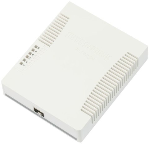 Router Mikrotik RB260GS Gigabit Ethernet (10/100/1000) Obsługa PoE Biały Router Mikrotik RB260GS Gigabit Ethernet (10/100/1000) Obsługa PoE Biały