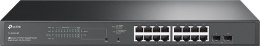 TP-Link TL-SG2218P łącza sieciowe L2/L2+ Gigabit Ethernet (10/100/1000) Obsługa PoE 1U Czarny
