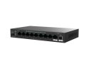 Tenda TEG1110PF-8-120W łącza sieciowe Nie zarządzany Gigabit Ethernet (10/100/1000) Obsługa PoE Czarny