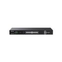 Tenda TEG1120P-16-150W łącza sieciowe Nie zarządzany Gigabit Ethernet (10/100/1000) Obsługa PoE