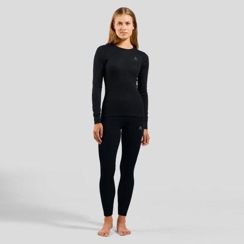 Termoaktywna bluza damska Odlo Active Warm Eco Crew Neck LS - black Termoaktywna bluza damska Odlo Active Warm Eco Crew Neck LS - black