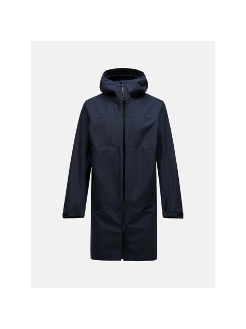 Płaszcz przeciwdeszczowy Peak Performance Treeline Shell Parka w kolorze czarnym, rozmiar M