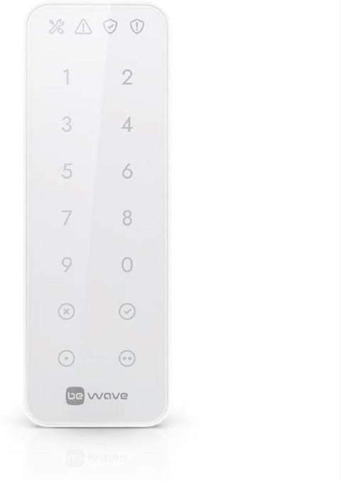 Bezprzewodowa klawiatura dotykowa BE WAVE (czarna typ AKP-200-B)