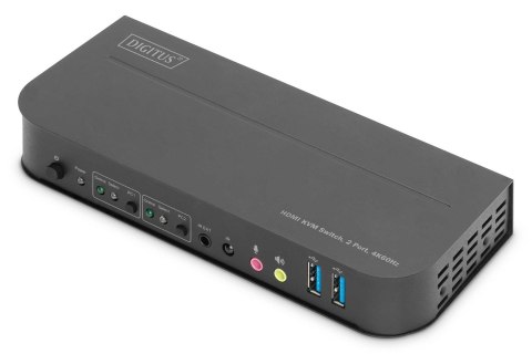 Digitus Przełącznik KVM, 2 x 1 HDMI, wyjście HDMI, USB, 4K x 2K przy 60 Hz Digitus Przełącznik KVM, 2 x 1 HDMI, wyjście HDMI, USB, 4K x 2K przy 60 Hz