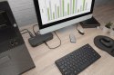 Digitus Przełącznik KVM, 2-portowy, 4K 60 Hz, 2 x DP in, 1 x DP/HDMI out