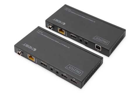 Digitus Zestaw 4K HDBaseT™ HDMI KVM Extender, 70 m Digitus Zestaw 4K HDBaseT™ HDMI KVM Extender, 70 m