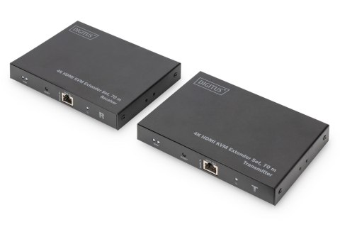 Przedłużacz/Extender KVM HDMI+USB 70m po kat. 6 UTP/IP 4K 60Hz audio (zestaw) Przedłużacz/Extender KVM HDMI+USB 70m po kat. 6 UTP/IP 4K 60Hz audio (zestaw)