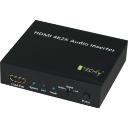 Techly IDATA HDMI-AI4K konwerter sygnału wideo 3840 x 2160 px