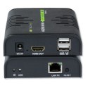 Techly IDATA HDMI-KVM2 przedłużacz KVM Nadajnik i odbiornik