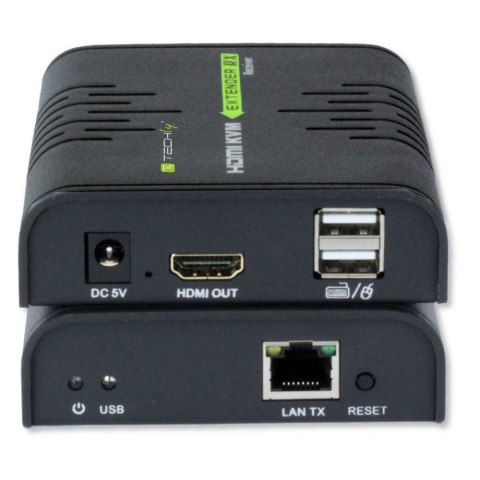 Techly IDATA HDMI-KVM2 przedłużacz KVM Nadajnik i odbiornik Techly IDATA HDMI-KVM2 przedłużacz KVM Nadajnik i odbiornik