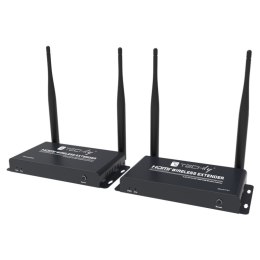 Techly IDATA HDMI-WL212 przedłużacz AV Nadajnik i odbiornik AV Czarny