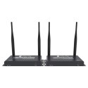 Techly IDATA HDMI-WL212 przedłużacz AV Nadajnik i odbiornik AV Czarny