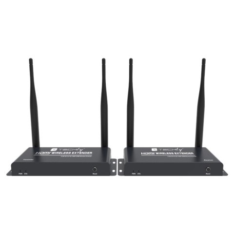 Techly IDATA HDMI-WL212 przedłużacz AV Nadajnik i odbiornik AV Czarny Techly IDATA HDMI-WL212 przedłużacz AV Nadajnik i odbiornik AV Czarny