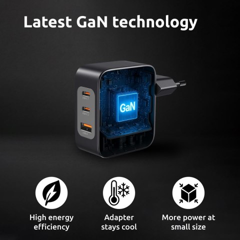 Adapter zasilający USB-C GAN +C520C/7810010 INTENSO Adapter zasilający USB-C GAN +C520C/7810010 INTENSO