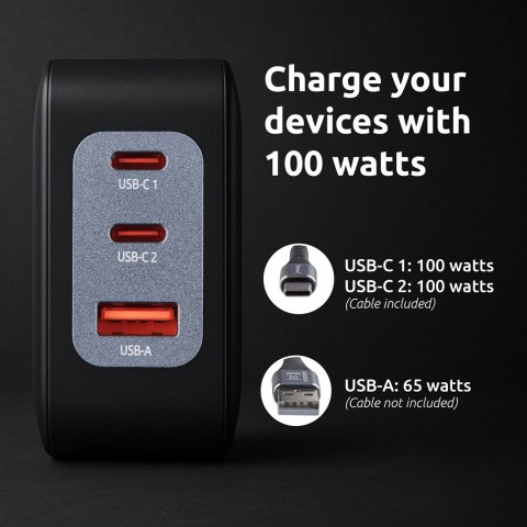 Adapter zasilający USB-C GAN +C520C/7810010 INTENSO Adapter zasilający USB-C GAN +C520C/7810010 INTENSO