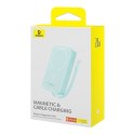 Powerbank Baseus Magnetic Mini Wireless 10000mAh 20W+kabel USB C-USB C (peppermint blue)