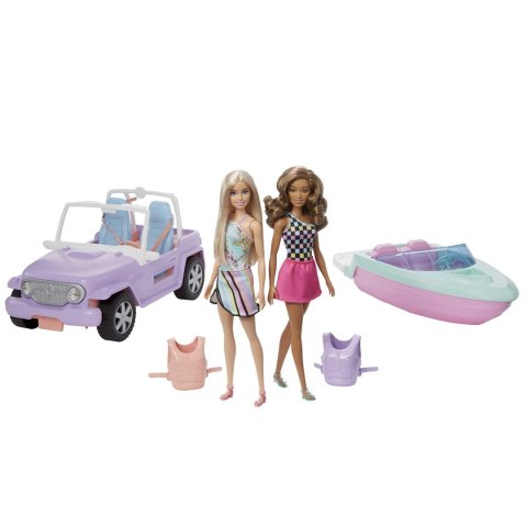 BRB przejażdżka 2 lalki+auto+motorówka GXD66 WB2 BRB przejażdżka 2 lalki+auto+motorówka GXD66 WB2