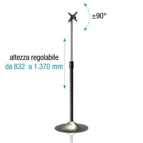 Techly ICA-TR10 uchwyt do tablic informacyjnych 68,6 cm (27") Srebrny Techly ICA-TR10 uchwyt do tablic informacyjnych 68,6 cm (27") Srebrny