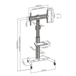 Techly ICA-TR35 uchwyt do tablic informacyjnych 165,1 cm (65