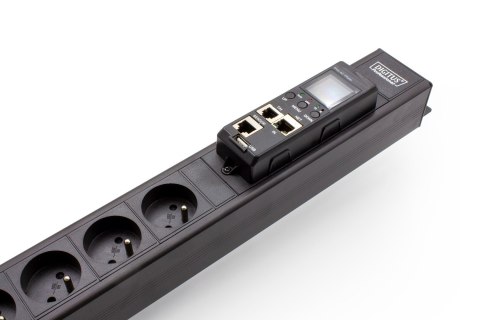 Rozdzielacz zasilania PDU 18 x gniazdo sieciowe 0U Czarny Rozdzielacz zasilania PDU 18 x gniazdo sieciowe 0U Czarny