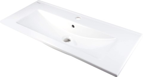 Umywalka ceramiczna wpuszczana z miejscem na baterię Umywalka ceramiczna wpuszczana z miejscem na baterię