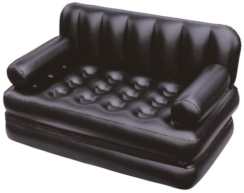 Bestway 75054 Sofa wielofunkcyjna, Materac dwuosobowy 1.88m x 1.52m x 62cm czarna Bestway 75054 Sofa wielofunkcyjna, Materac dwuosobowy 1.88m x 1.52m x 62cm czarna