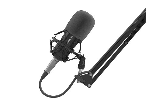 Mikrofon studyjny GENESIS Radium 300 XLR Czarny Mikrofon studyjny GENESIS Radium 300 XLR Czarny
