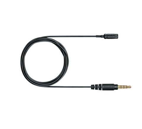 Shure MVL Czarny Mikrofon Lavalier/lapel Shure MVL Czarny Mikrofon Lavalier/lapel