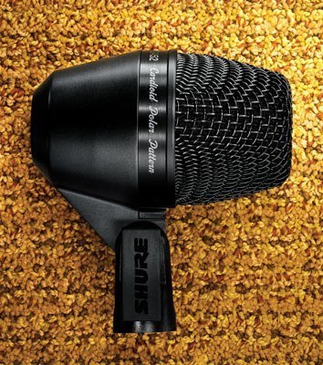 Shure PGA52-XLR mikrofon Czarny Mikrofon studyjny Shure PGA52-XLR mikrofon Czarny Mikrofon studyjny