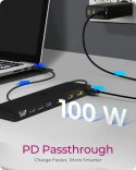 Stacja dokująca IcyBox USB Type-C mit dreifach Videoausgabe