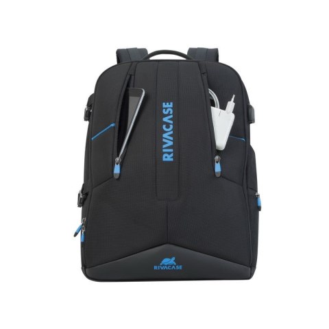 RIVACASE PLECAK NA LAPTOP DLA GRACZY 17,3" BORNEO, CZARNY, GAMING, Z MATERIAŁU WODOODPORNEGO RIVACASE PLECAK NA LAPTOP DLA GRACZY 17,3" BORNEO, CZARNY, GAMING, Z MATERIAŁU WODOODPORNEGO