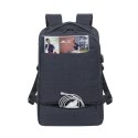 Rivacase 8365 43,9 cm (17.3") Plecak Czarny
