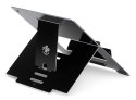 Riser Flexibel Laptopständer - verstellbar - schwarz - Schwarz - 25,4 cm (10 Zoll) - 55,9 cm (22 Zoll) - Aluminium - 5 kg - 135 