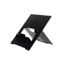 Riser Flexibel Laptopständer - verstellbar - schwarz - Schwarz - 25,4 cm (10 Zoll) - 55,9 cm (22 Zoll) - Aluminium - 5 kg - 135 