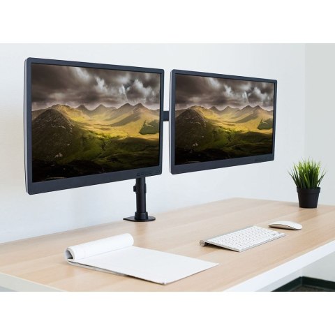 Techly ICA-LCD 382-D uchwyt / stojak do monitorów 68,6 cm (27") Czarny Biurko Techly ICA-LCD 382-D uchwyt / stojak do monitorów 68,6 cm (27") Czarny Biurko