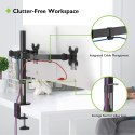 Techly ICA-LCD 382-D uchwyt / stojak do monitorów 68,6 cm (27") Czarny Biurko