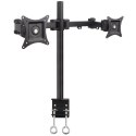 Techly ICA-LCD 482-D uchwyt / stojak do monitorów 68,6 cm (27") Czarny Biurko