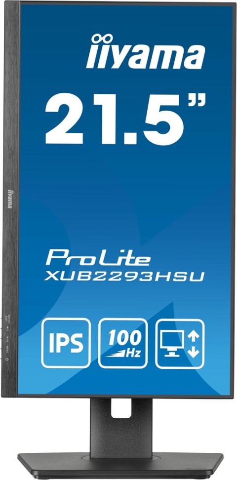 Iiyama Display 22 XUB2293HSU-B7 IPS - Płaski Ekran - 54.6 cm Iiyama Display 22 XUB2293HSU-B7 IPS - Płaski Ekran - 54.6 cm