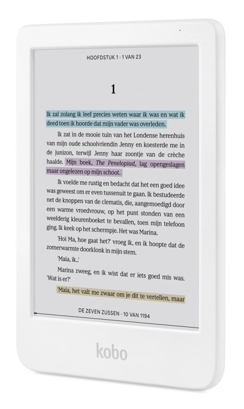 Ebook Kobo Clara Colour 6" E-Ink Kaleido 3 16GB WI-FI White Ebook Kobo Clara Colour 6" E-Ink Kaleido 3 16GB WI-FI White