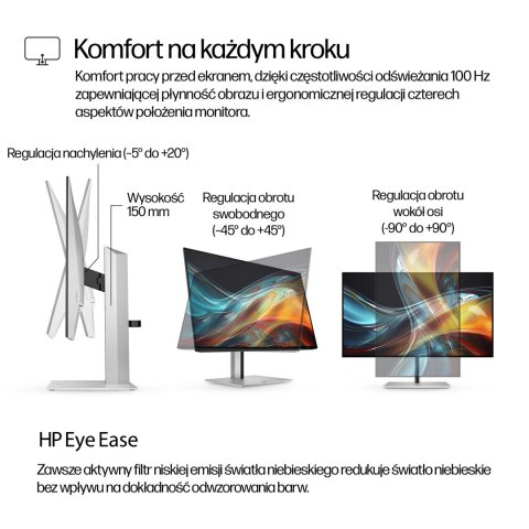 HP Monitor Pro seria 7 FHD - 724pf, 23,8" HP Monitor Pro seria 7 FHD - 724pf, 23,8"