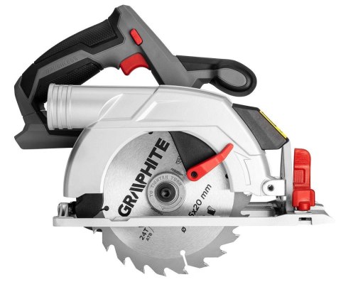 Graphite 58G023 przenośna pilarka tarczowa 16,5 cm Szary, Czerwony, Srebrny 4200 RPM Graphite 58G023 przenośna pilarka tarczowa 16,5 cm Szary, Czerwony, Srebrny 4200 RPM