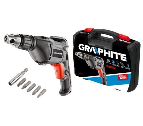 Graphite Grafitinis atsuktuvas 58G791 520W Graphite Grafitinis atsuktuvas 58G791 520W