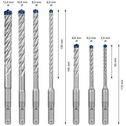 Bosch Expert 2 608 900 195 wiertło Zestaw wierteł 7 szt. Bosch Expert 2 608 900 195 wiertło Zestaw wierteł 7 szt.